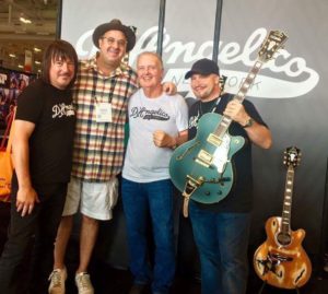 Jimmy, Vince Gill, Mike Johnson & Dustin 2015 Nashville NAMM show!
