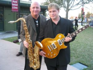 Scott Rademacher and Dustin on Tour with Al Green