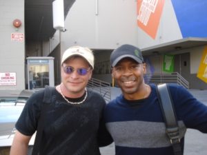 Dustin and Kevin Eubanks at the Tonight Show Los Angeles, Ca.